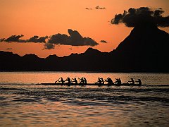 Outrigger Canoeing, Tahiti